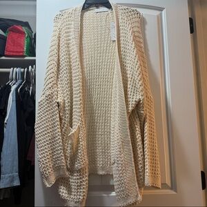 pedal and pup Cozy Cream Knit Sweater